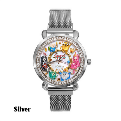 Personalized Fantasy Cartoon Watch – Custom Name Adventure Character Women Hand Watch