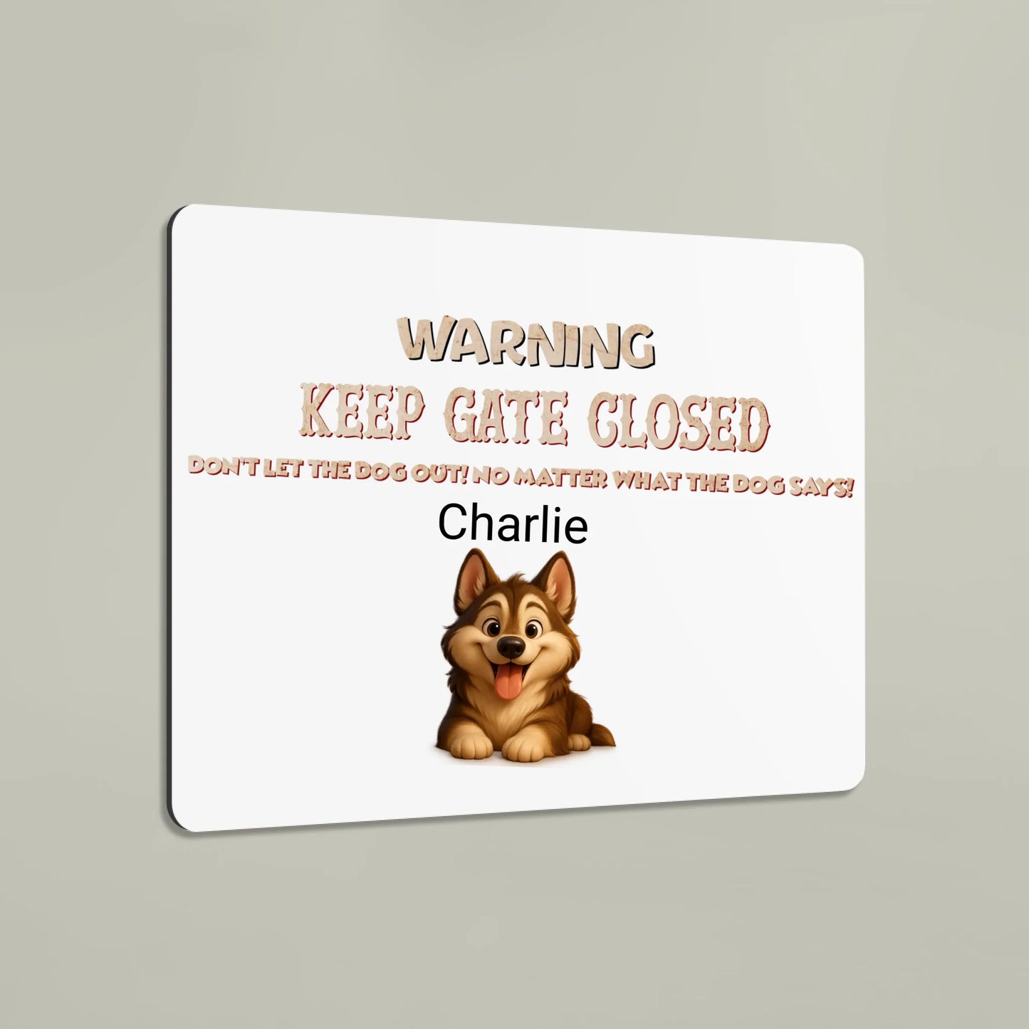 Pets Metal Sign