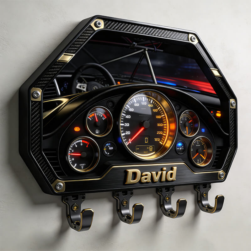 Personalized Racing Car Dashboard Theme Hooks