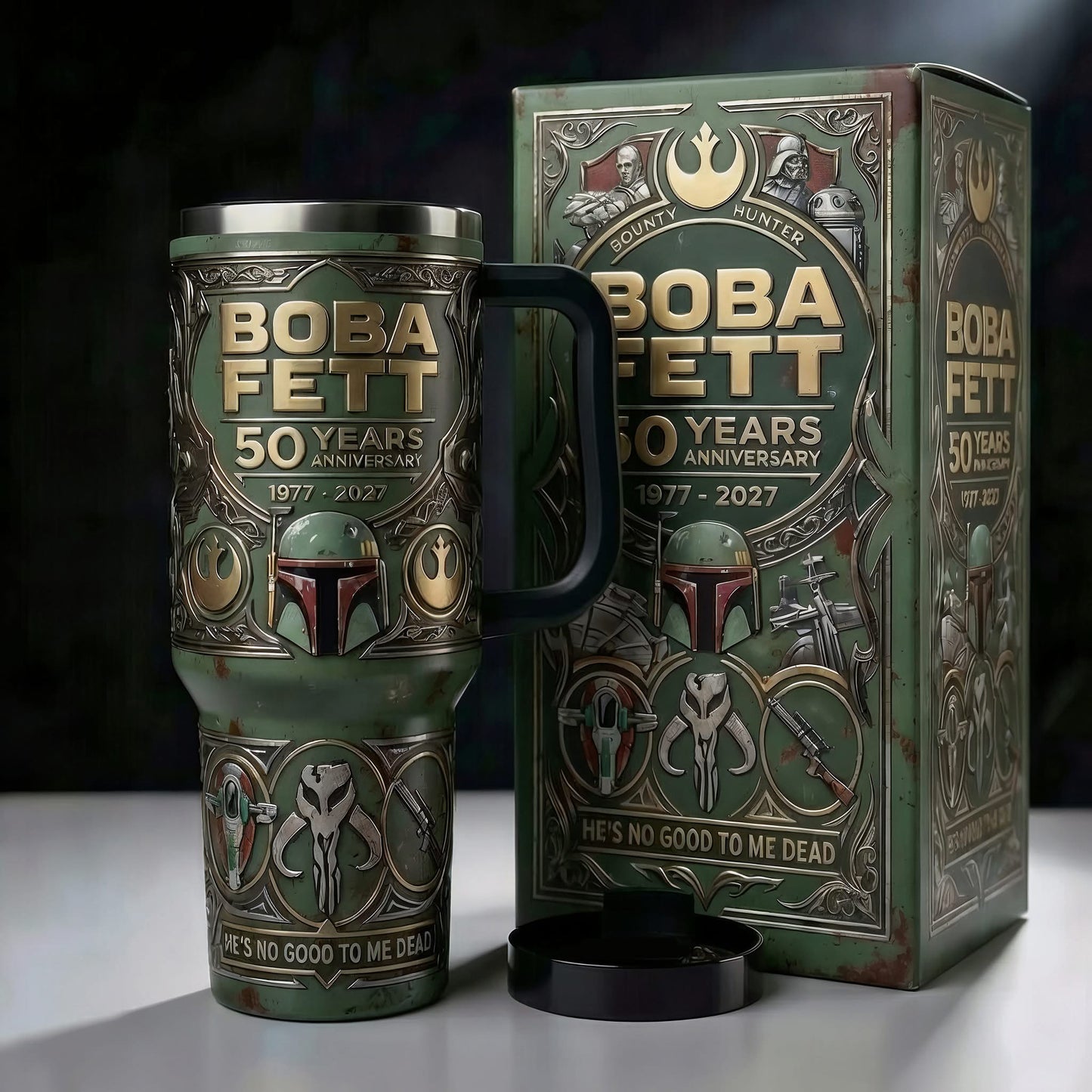 Bounty Hunter - Personalized The Force Insulated Tumbler