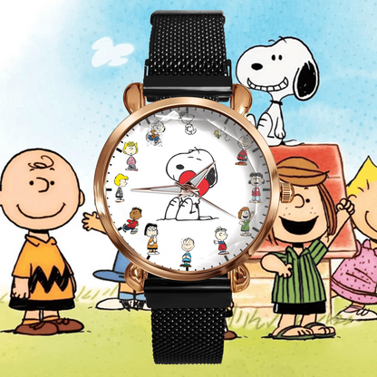 Cartoon Lover 2 Mesh Strap Quartz Watch - Personalized Gifts For Fans