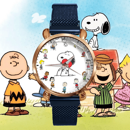 Cartoon Lover 2 Mesh Strap Quartz Watch - Personalized Gifts For Fans