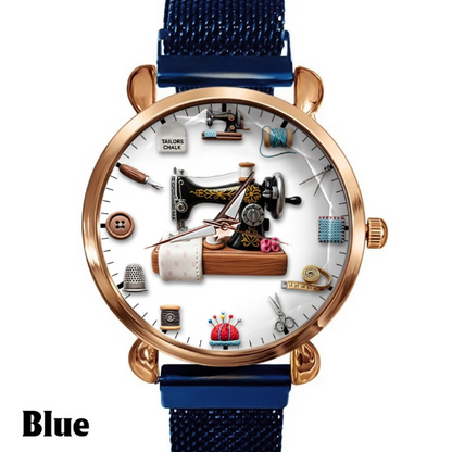 Sewing Time - Personalized Sewing Women Hand Watch