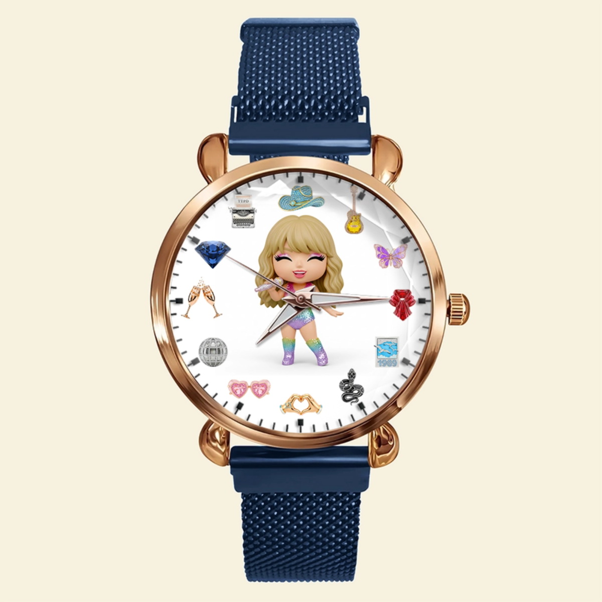 Slay Girl Mesh Strap Quartz Watch Personalized Gifts For Fans