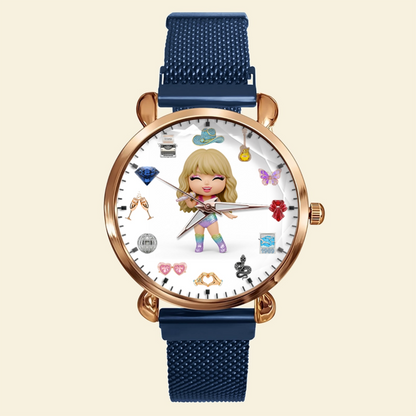 Slay Girl Mesh Strap Quartz Watch Personalized Gifts For Fans