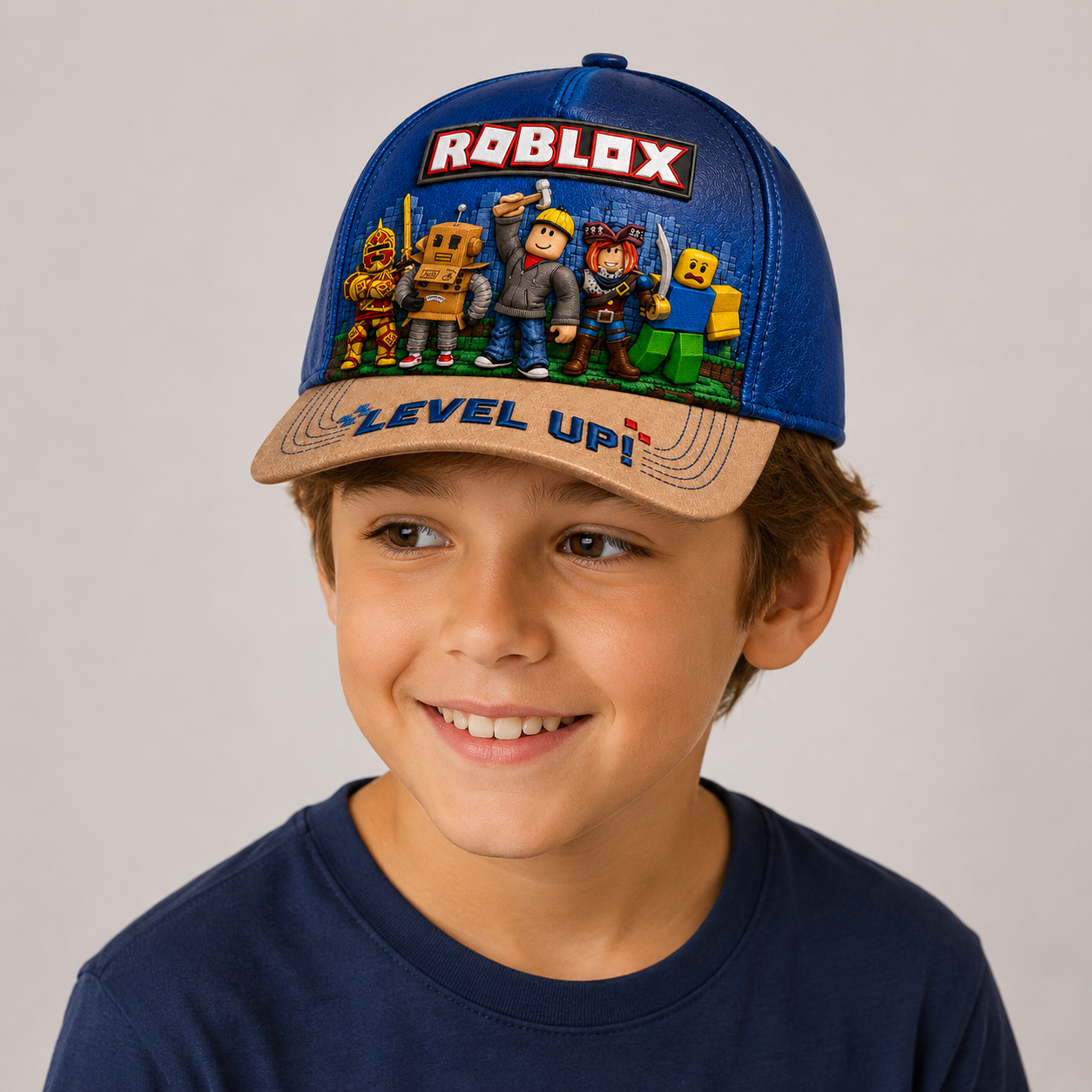Level Up – Personalized Gamer Custom Name Cap