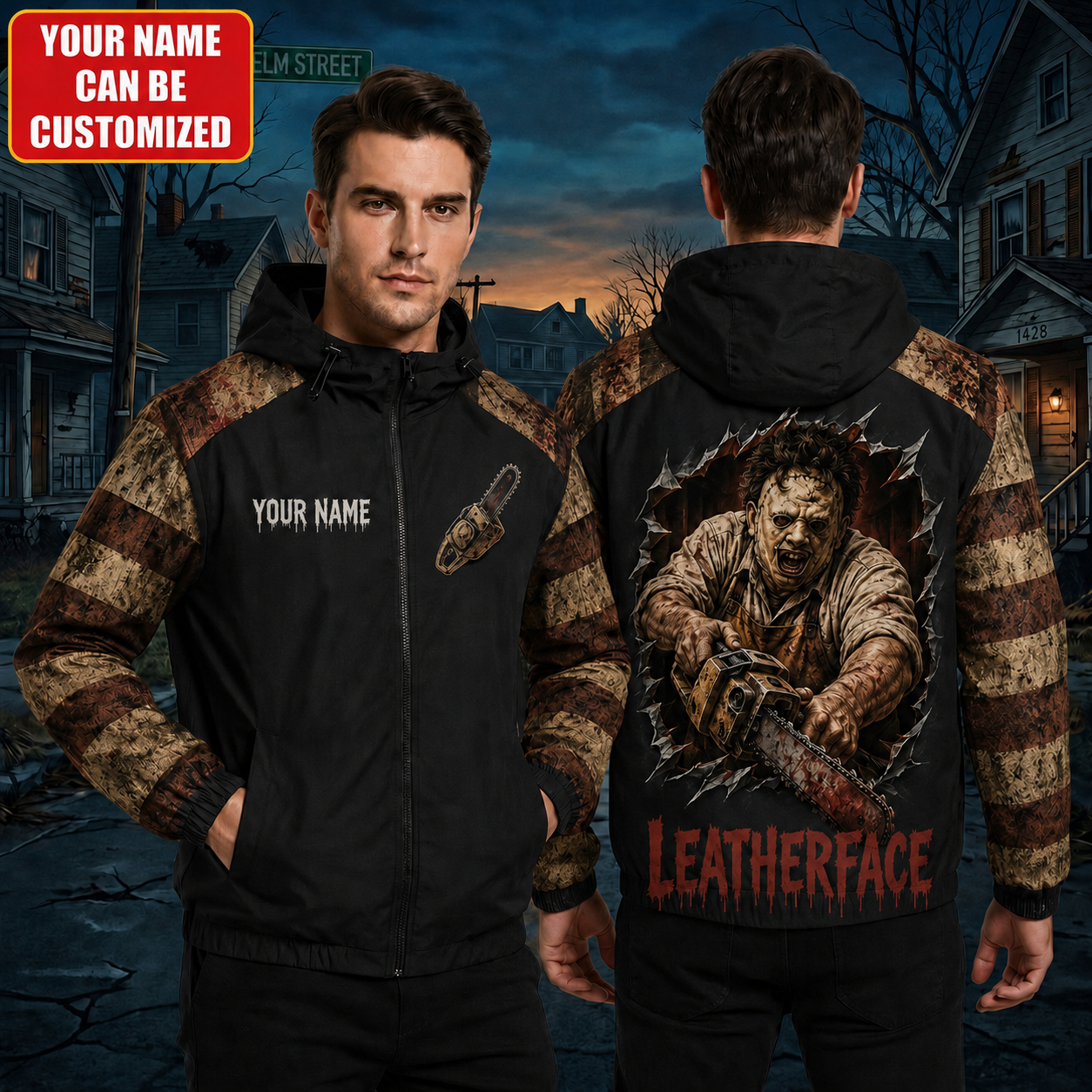 Horror Halloween Windproof Rush Jacket