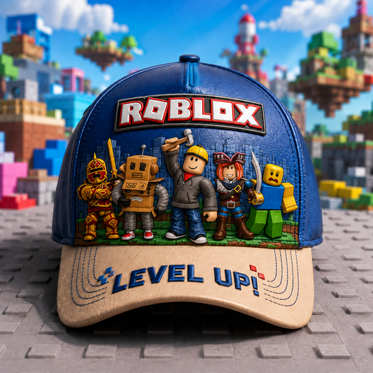 Level Up – Personalized Gamer Custom Name Cap