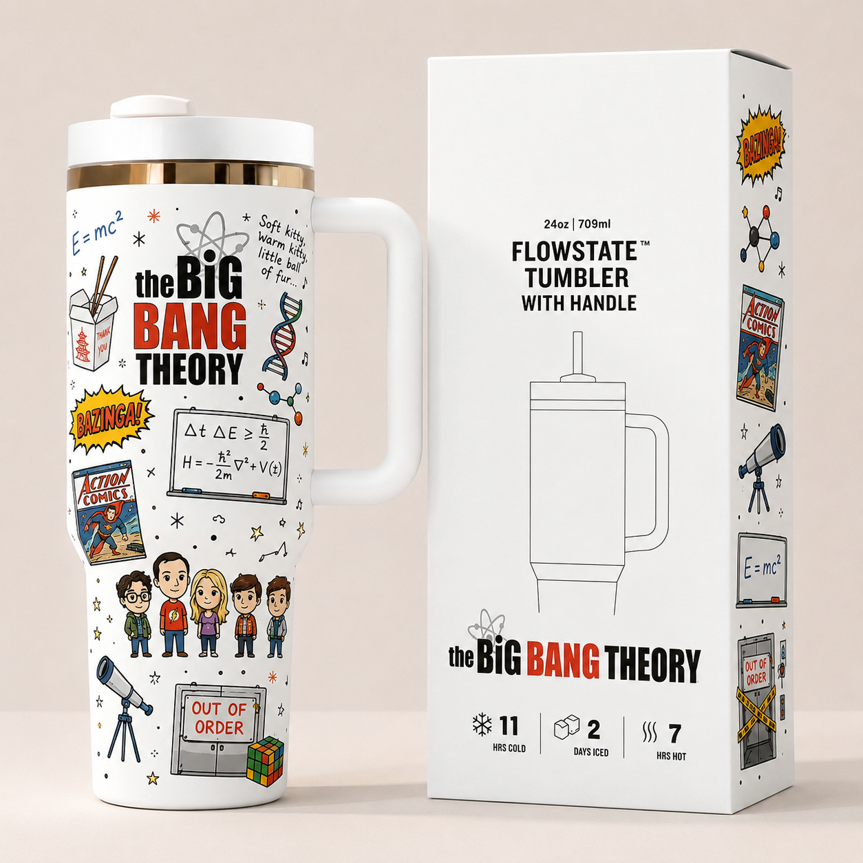Science Nerd Squad - Sitcom Inspired Insulated Tumbler