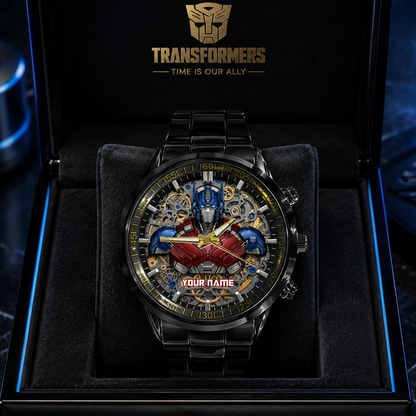 Cyber Guardian v2 - Custom Name Sci-Fi Robot Watch