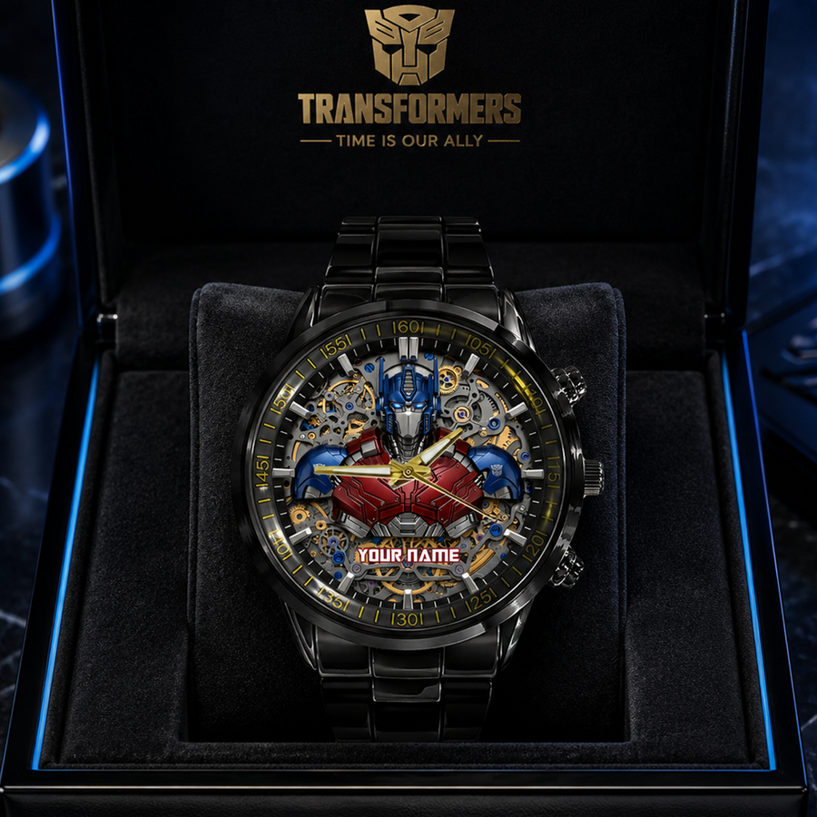 Cyber Guardian v2 - Custom Name Sci-Fi Robot Watch