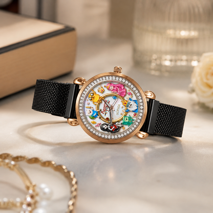 Personalized Fantasy Cartoon Watch – Custom Name Adventure Character Women Hand Watch