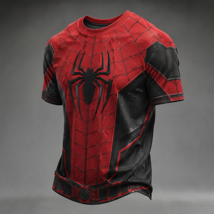 Web Warrior Red & Black Performance Shirt – Hero Athletic Tee