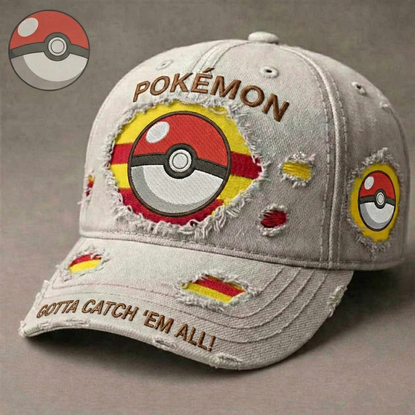 Retro Capture Ball - Personalized Monster Trainer Cap