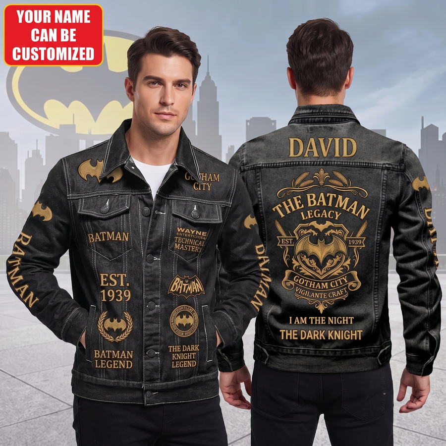 Dark Knight 87th Anniversary Denim Casual Jacket