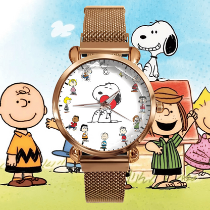 Cartoon Lover 2 Mesh Strap Quartz Watch - Personalized Gifts For Fans