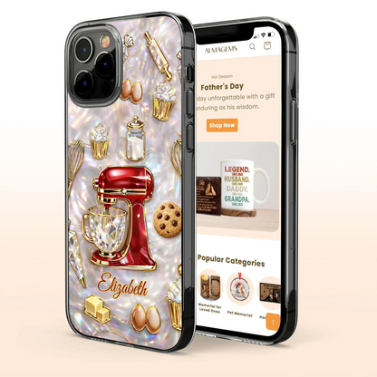 Bake The World A Better Place - Personalized Baking Full Print Phone Case