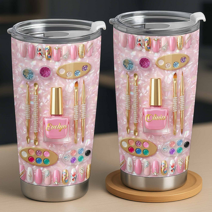 Fabulous Sparkle Nails Tumbler, Gift For Nail Lovers