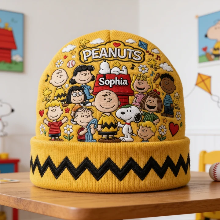 Life Is Better With Friends Custom Name Gifts For Movie Fans - Personalized Beanie Hat