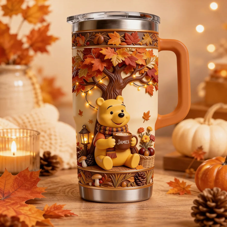 Fall Vibe Sweet Friends Custom Name Gifts For Her, Movie Fans - Personalized Tumbler