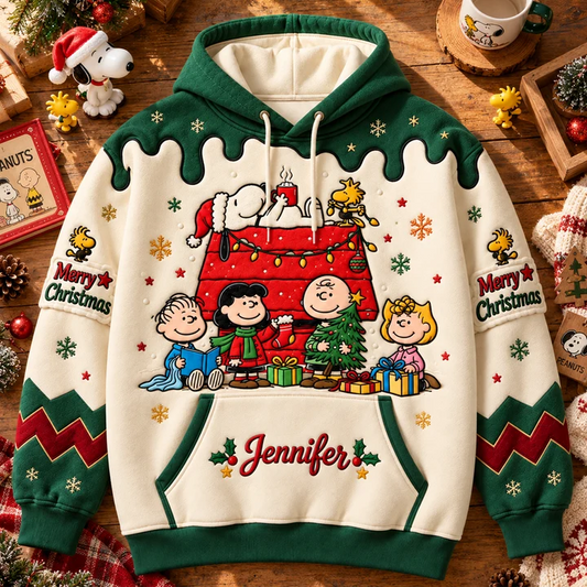 Life Is Brighter With Friends Custom Name Christmas Gifts For Movie Fans - Personalized All Over Shirt