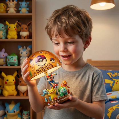 PKM Celebrate 30th Anniversary - Personalized Monster Trainer Acrylic LED Night Light