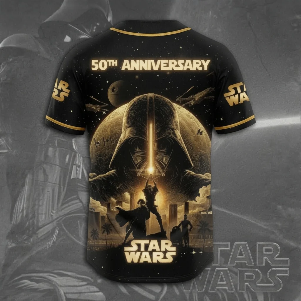 Galaxy Star - Personalized The Force Baseball Jersey