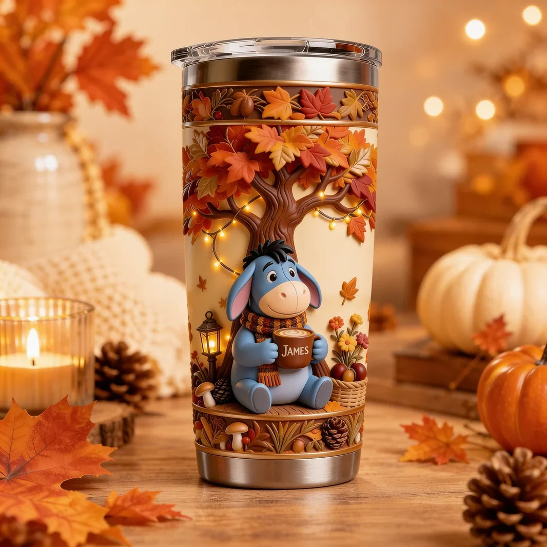 Fall Vibe Sweet Friends Custom Name Gifts For Her, Movie Fans - Personalized Tumbler