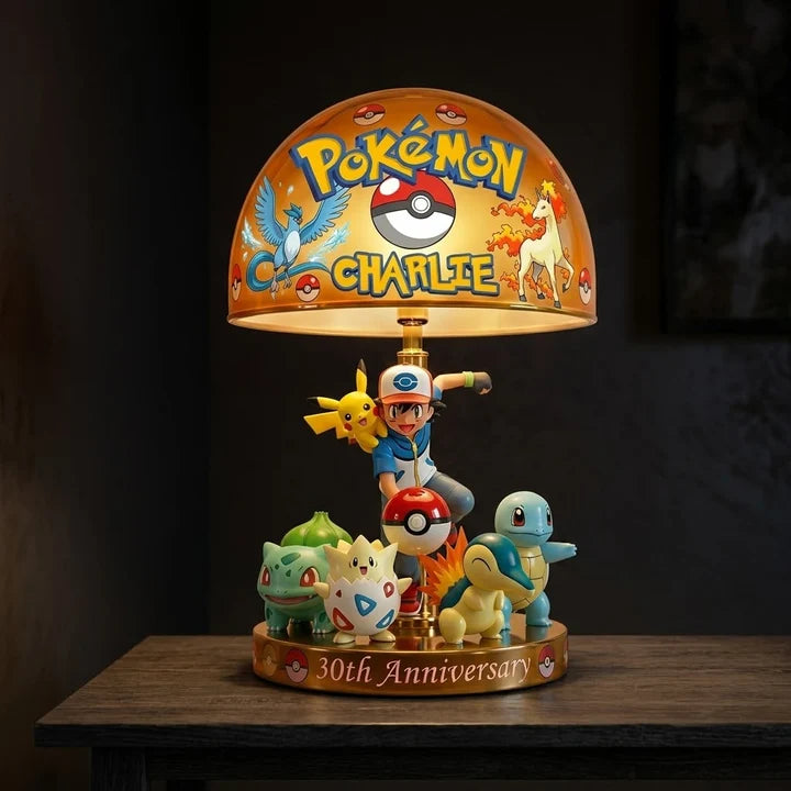 Pocket Alien Celebrate 30 Years Of Catching Them All - Personalized Acrylic Light Box - Anniversary Gift For Movie Fans
