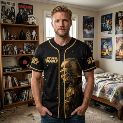 Galaxy Star - Personalized The Force Baseball Jersey