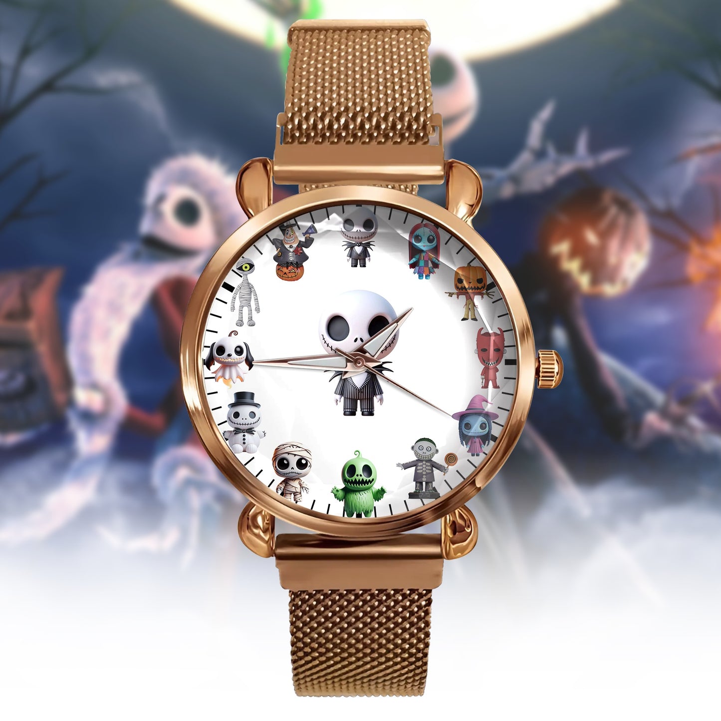 Nightmare Time - Personalized Halloween Women Hand Watch