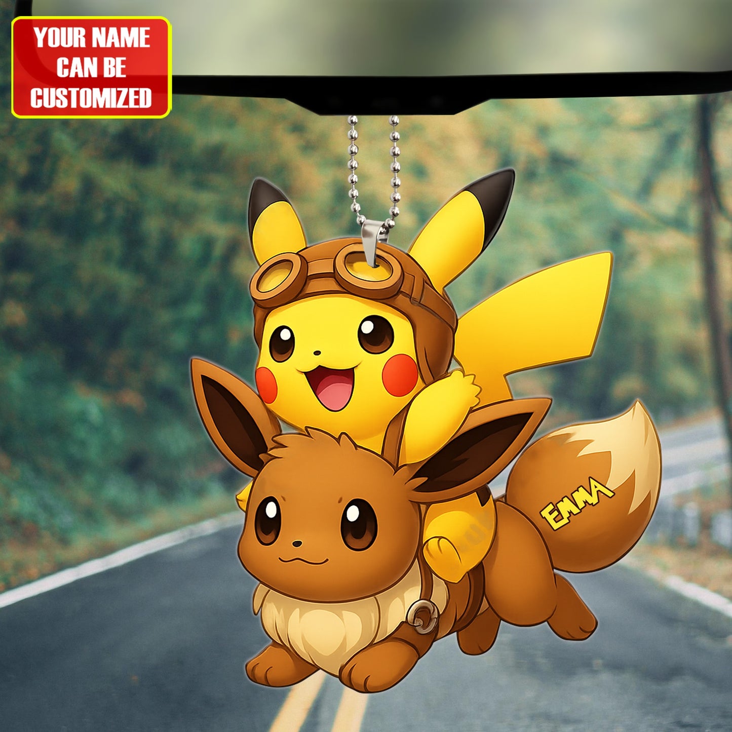 There Little Monster Customize Car Ornament 2