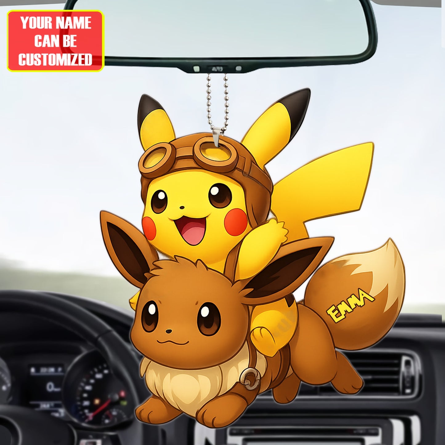 There Little Monster Customize Car Ornament 2
