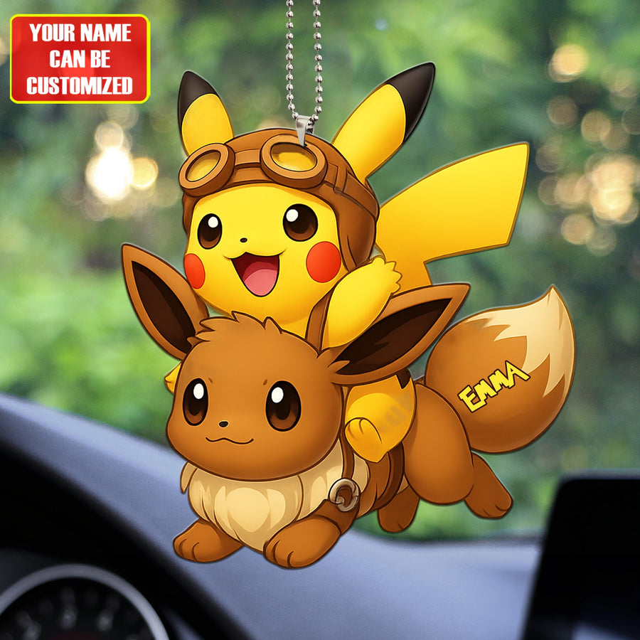 There Little Monster Customize Car Ornament 2