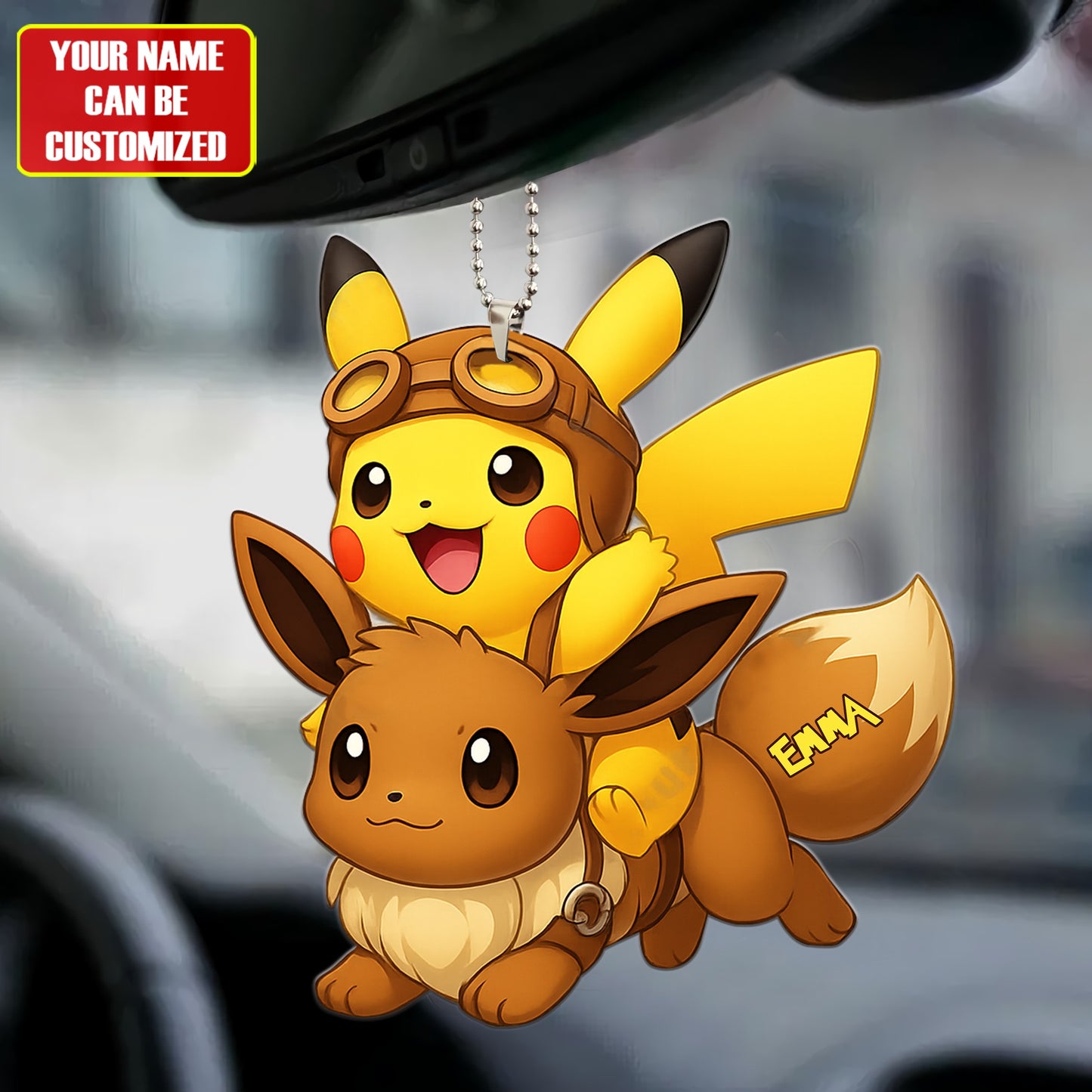 There Little Monster Customize Car Ornament 2