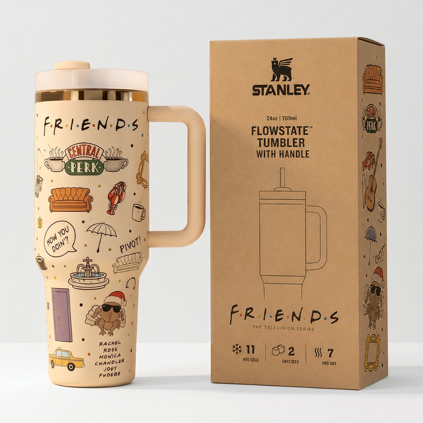 Retro Sitcom v2 Insulated Tumbler, Classic TV Show Inspired Tumbler