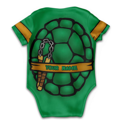 Customized TMNT Jersey , Baby Rib Bodysuit Sizes
