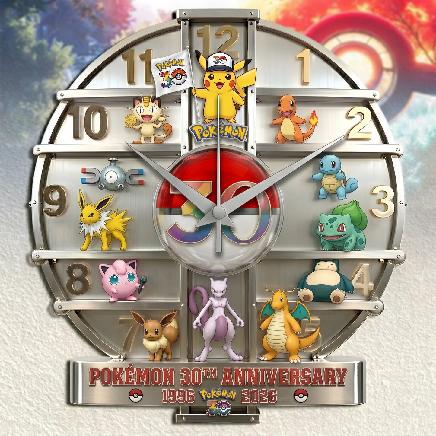 Personalized Monster Trainer - 3D Visual Effect Acrylic Wall Clock
