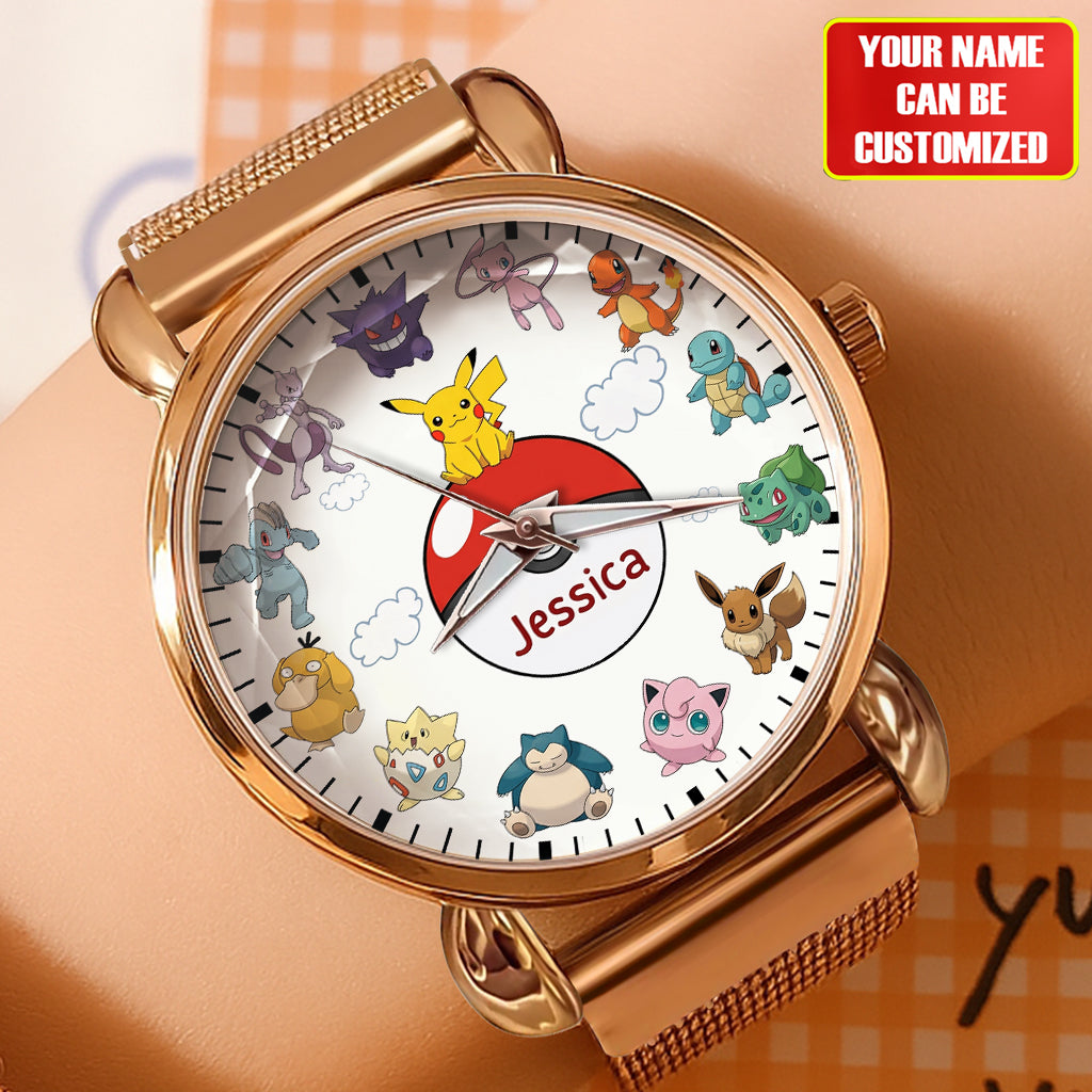 Cute Monsters - Personalized Monster Trainer Women Hand Watch