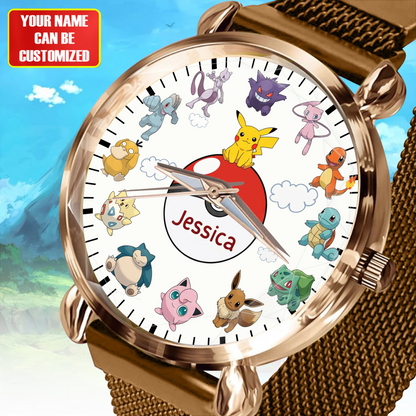 Cute Monsters - Personalized Monster Trainer Women Hand Watch