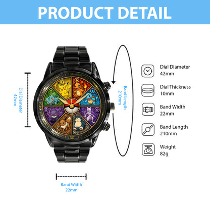 Elemental Creature Trainer Watch – Fire Water Electric Fantasy Collector Gifts