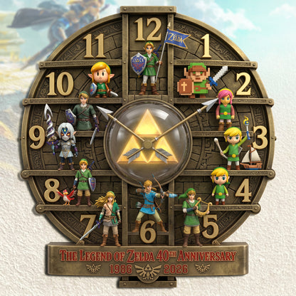 Personalized Fantasy Adventure Hero - 3D Visual Effect Acrylic Wall Clock