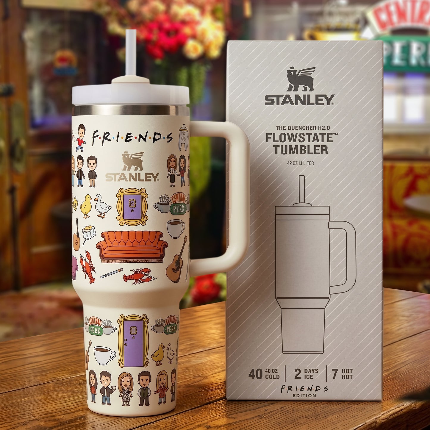 Retro Sitcom Insulated Tumbler, Classic TV Show Inspired Tumbler