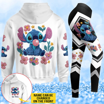 Blue Ohana - Personalized Ohana Hoodie and Leggings
