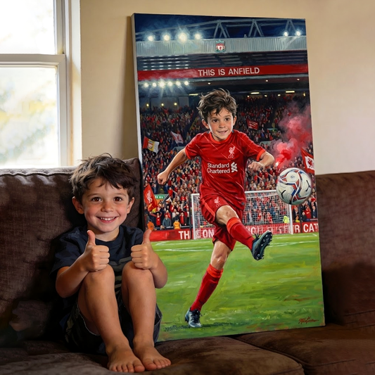 Personalized LVP Poster – Custom Football Wall Art Gift