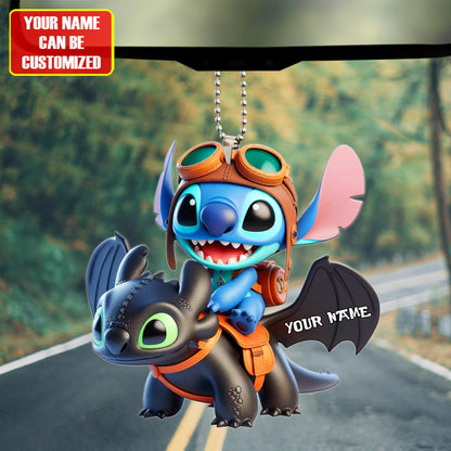 There Little Monster Customize Car Ornament 1