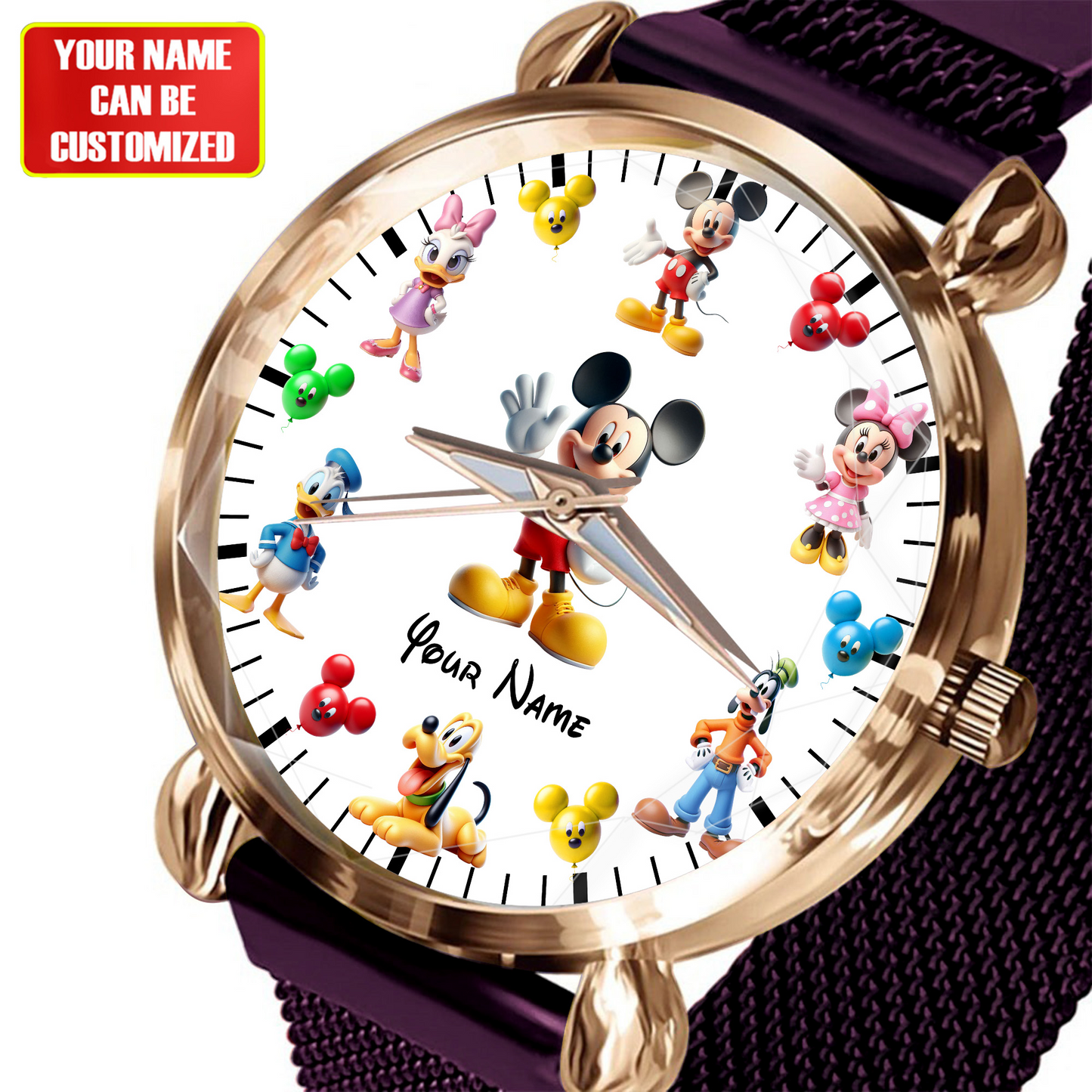Magical Moments - Personalized Mouse Women Hand Watch