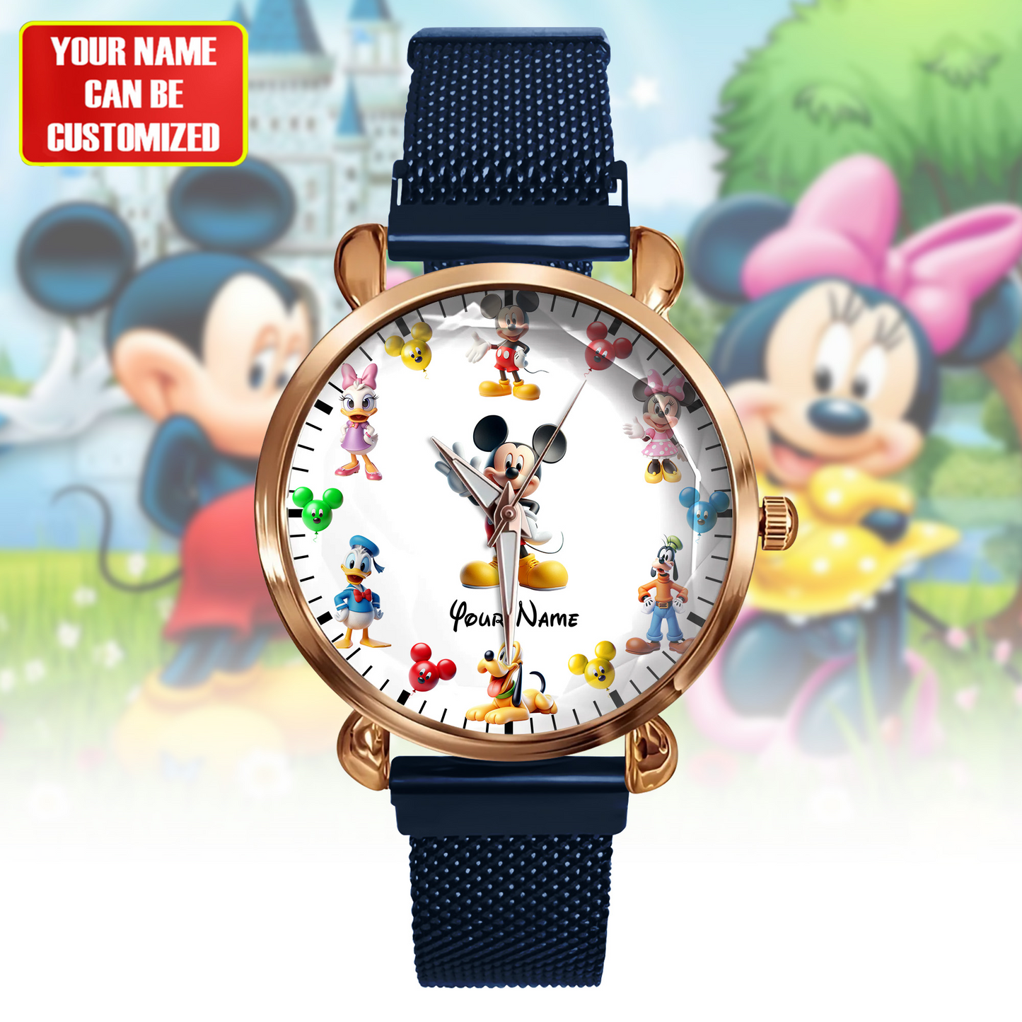 Magical Moments - Personalized Mouse Women Hand Watch
