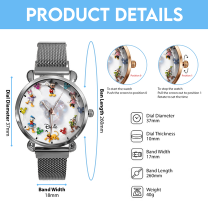 Magical Time - Personalized Mouse Women Hand Watch