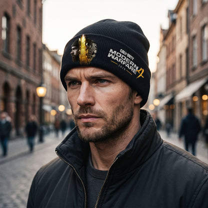 Modern Combat 2026 Cuff Beanie Hat – Tactical Warfare Knit Cap